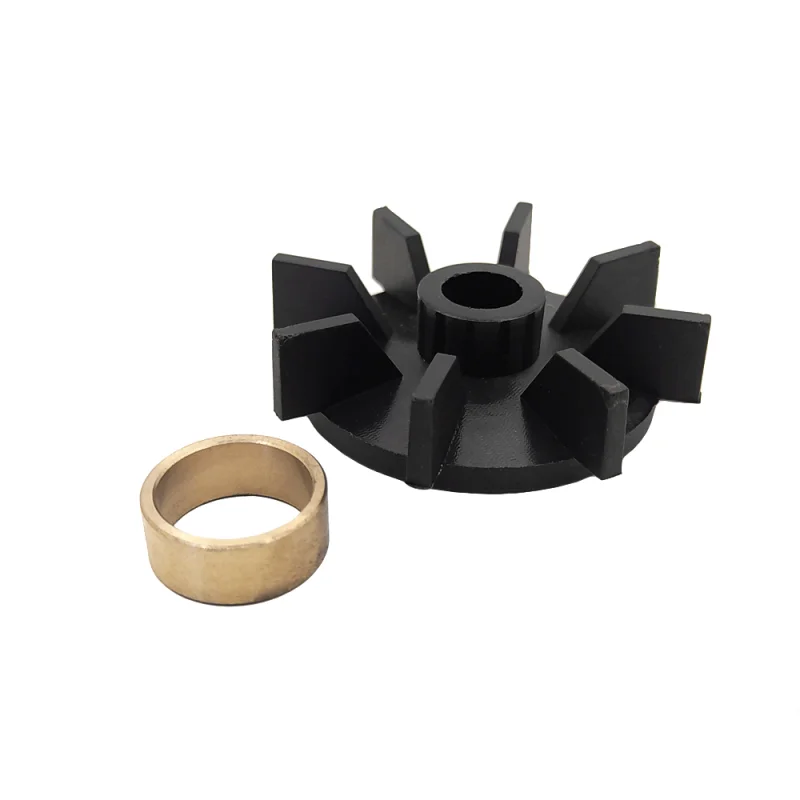 Plastic impeller for edge banding machines