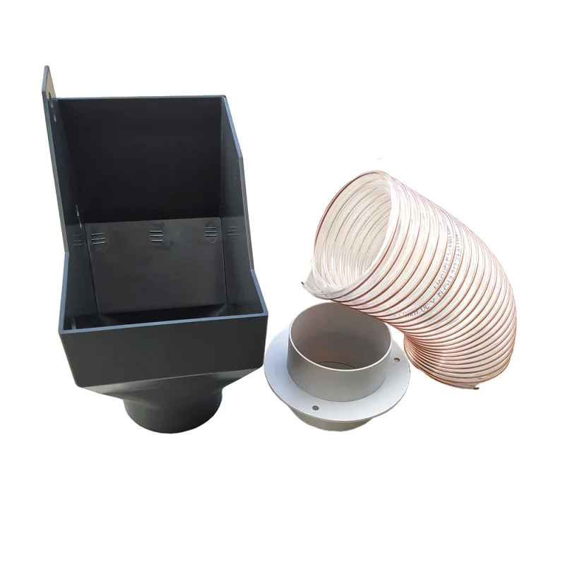 Dust extraction unit for trimming unit of edge banding machines