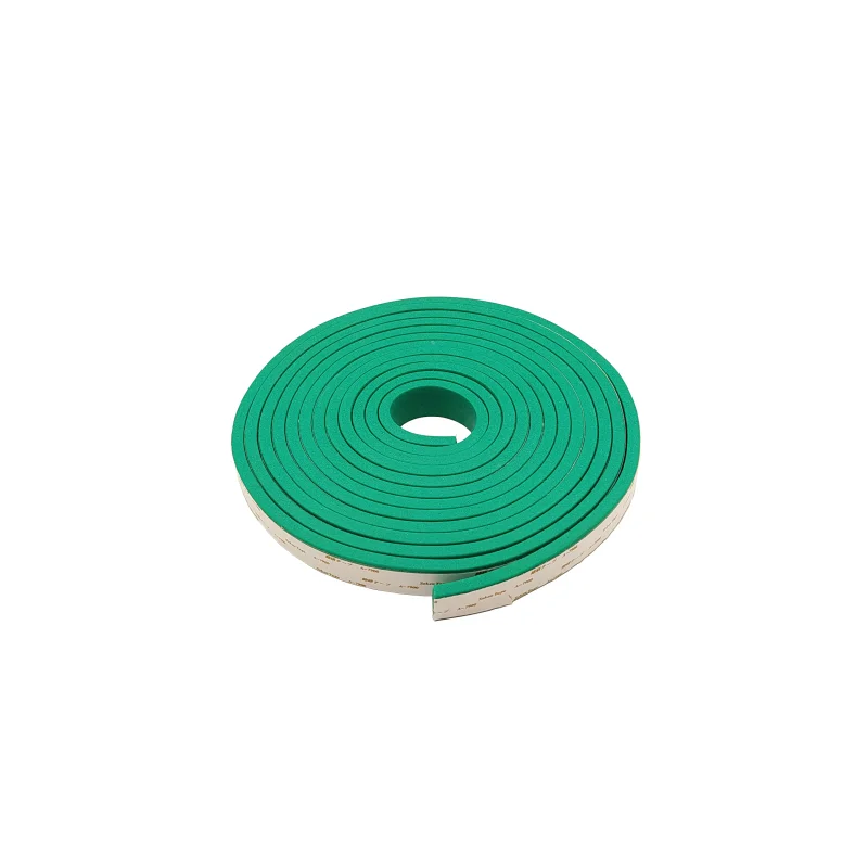 Clamping beam rubber green 6x20 glue-based for CNC panel saws