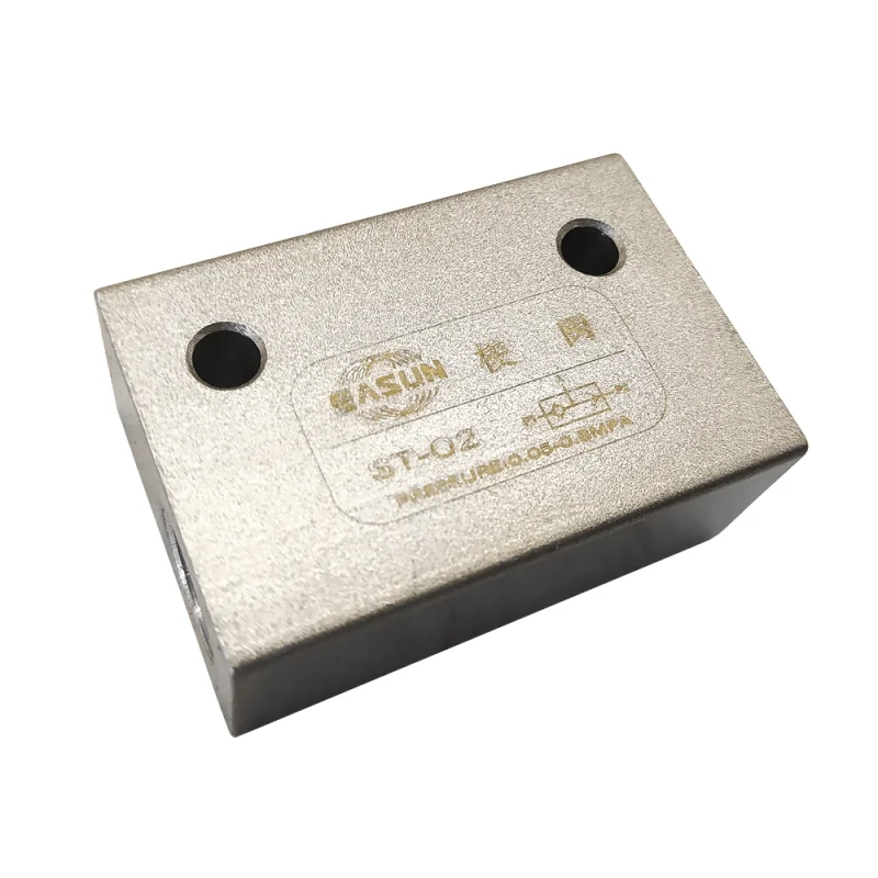 Pneumatic distribution valve V-XOR 08 for trimming unit of edge banding machine